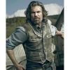 Hell on Wheels Cullen Bohannan Real Leather Vest - Men's Distressed Leather Vest