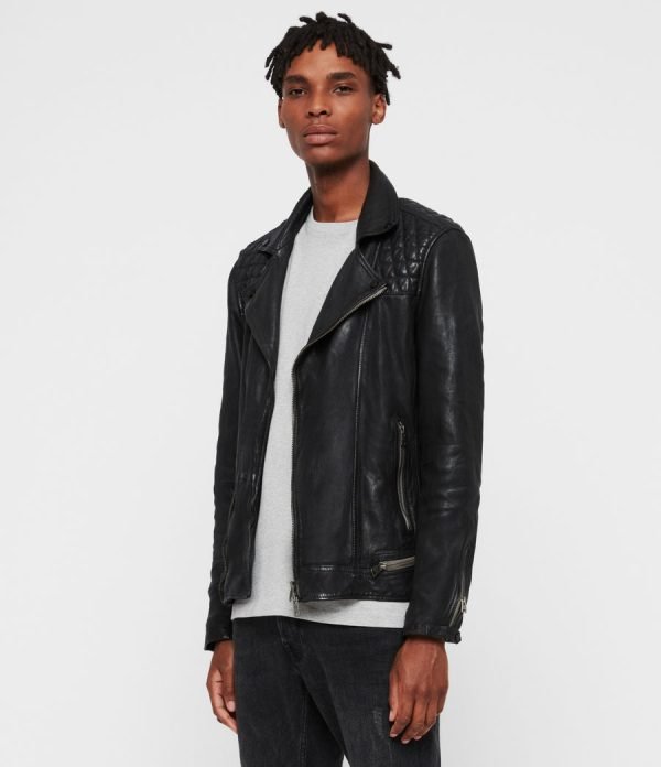 Conroy leather biker jacket - Leather Store World