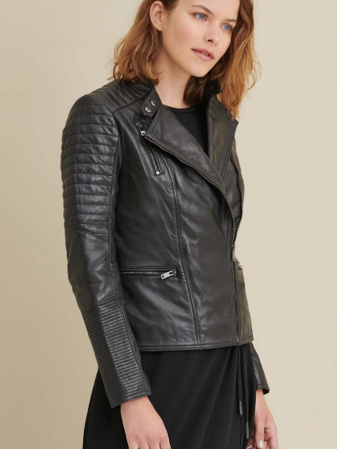 Hadley Quilted Leather Jacket - Leather Store World